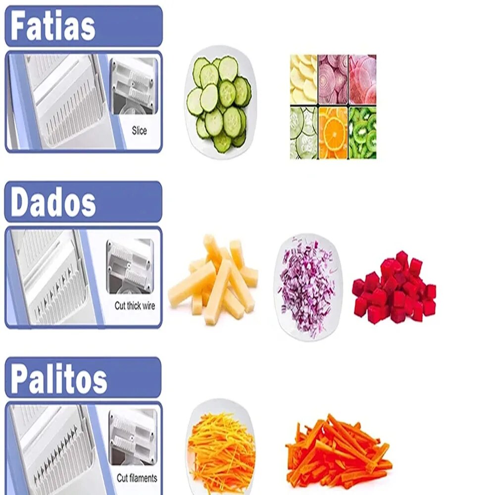CORTADOR PICADOR DE VERDURAS Y FRUTAS