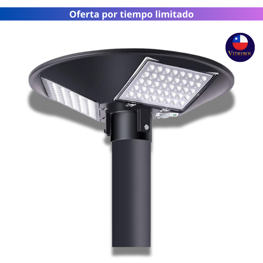 Foco Solar LED 300 watts Iluminación Potente y Eficiente para Exteriores