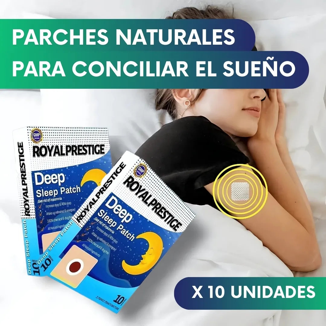 Parches naturales para conciliar el sueño x 10 unidades