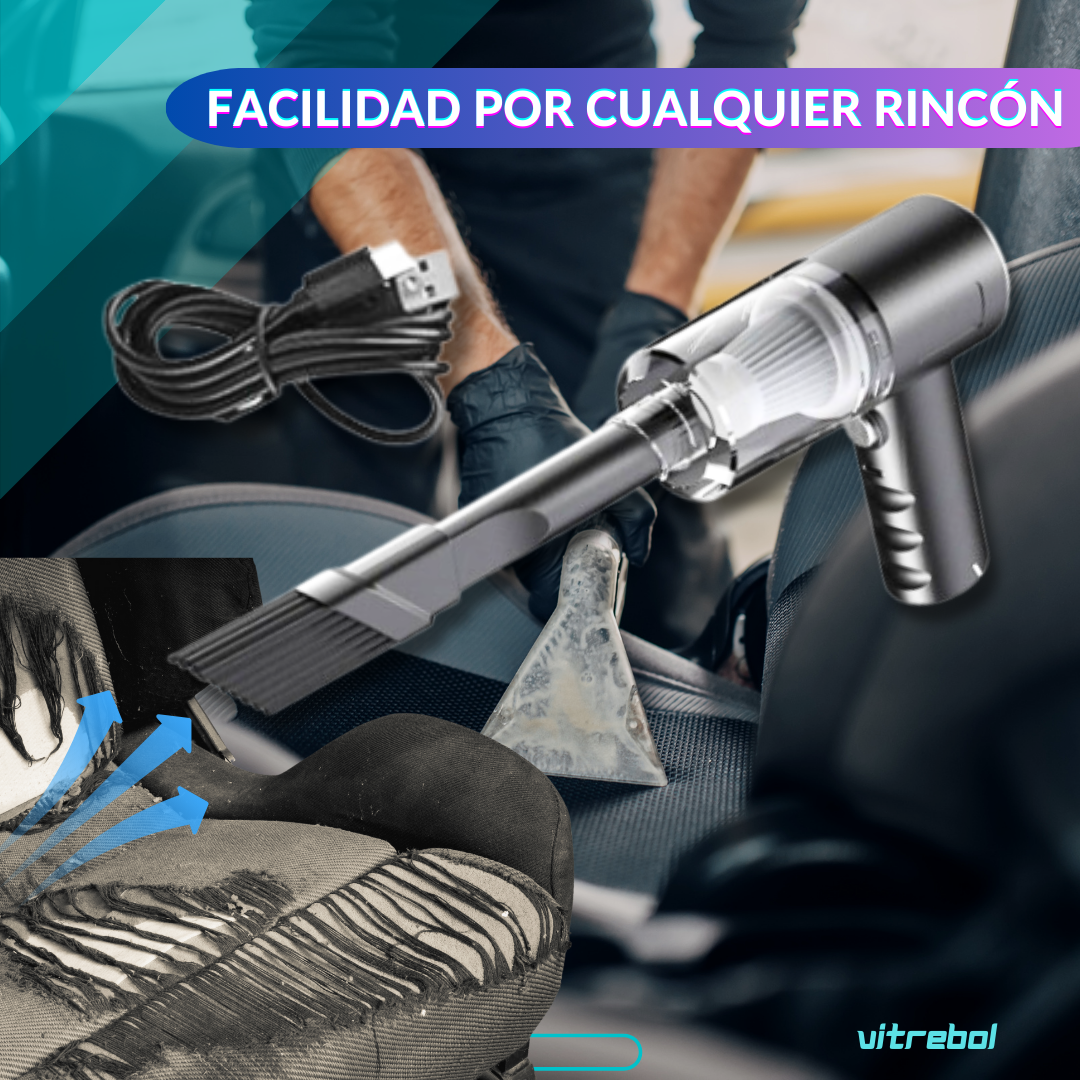 Miniaspiradora Portátil para Auto – Mantiene cada rincón impecable