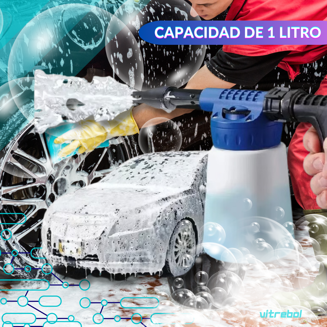 Pulverizador de Espuma de 1 Litro – ¡Lleva el lavado de tu auto al siguiente nivel!
