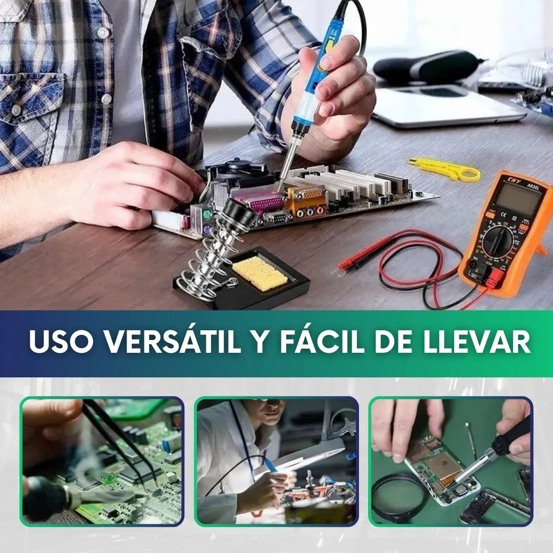 Kit de Soldadura para Electrónica 28 en 1 + Multimetro de regalo🎁