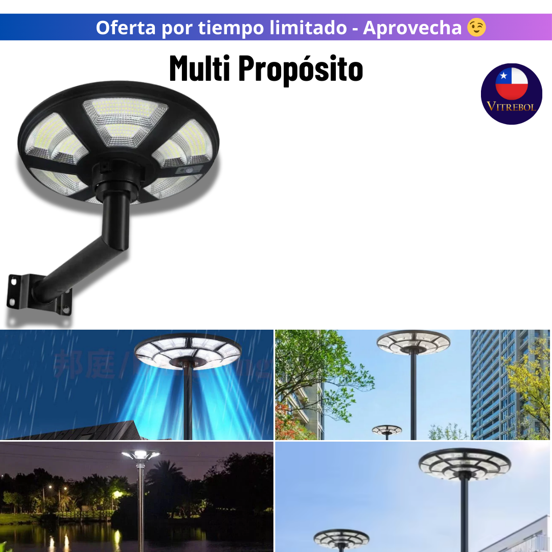 LAMPARA SOLAR TIPO REFLECTOR DE CALLE  POTENCIA 1000 watts