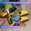 Kit Taladro Inalámbrico - con 2 baterias de litio