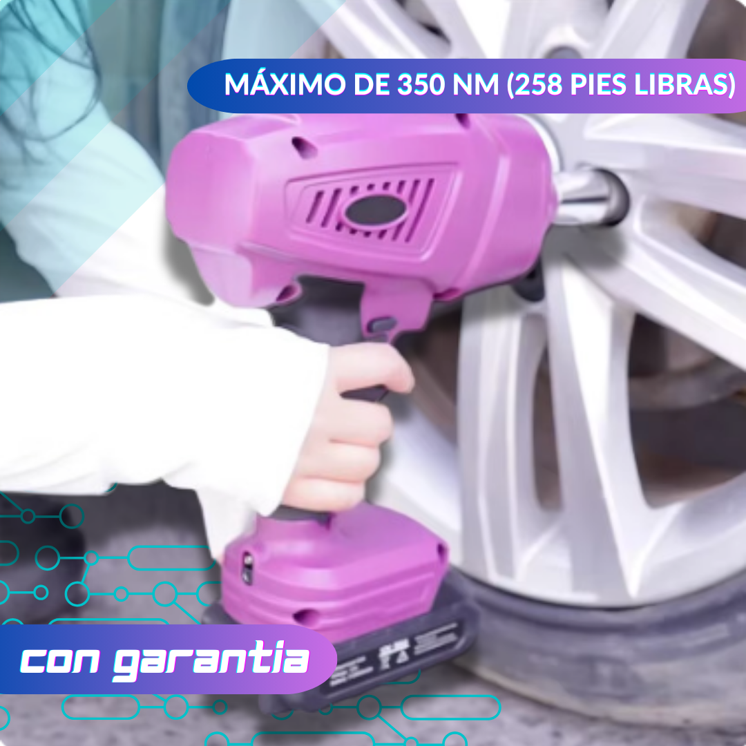 kit de llave de impacto de 98v y Gata hidráulica (Te llega Amarilla)