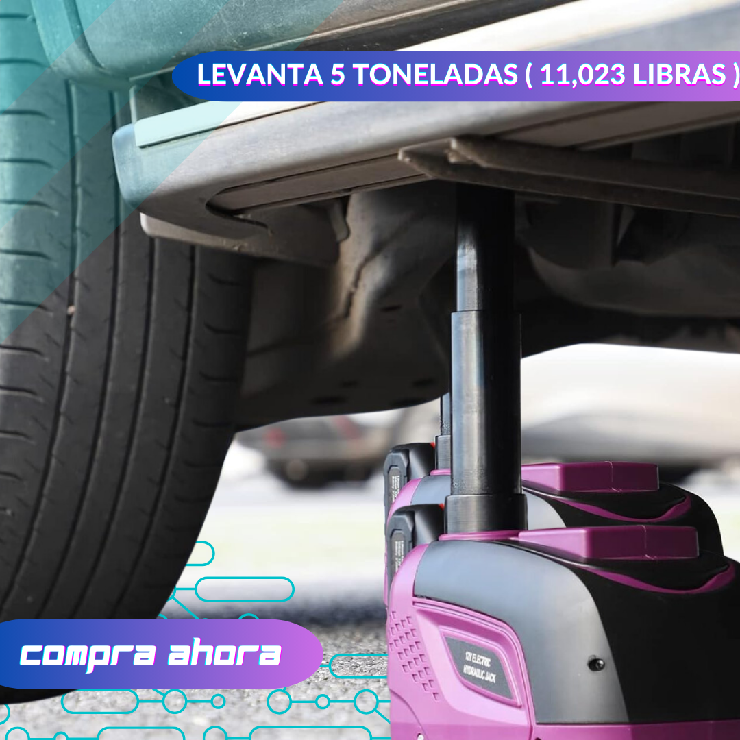 kit de llave de impacto de 98v y Gata hidráulica (Te llega Amarilla)