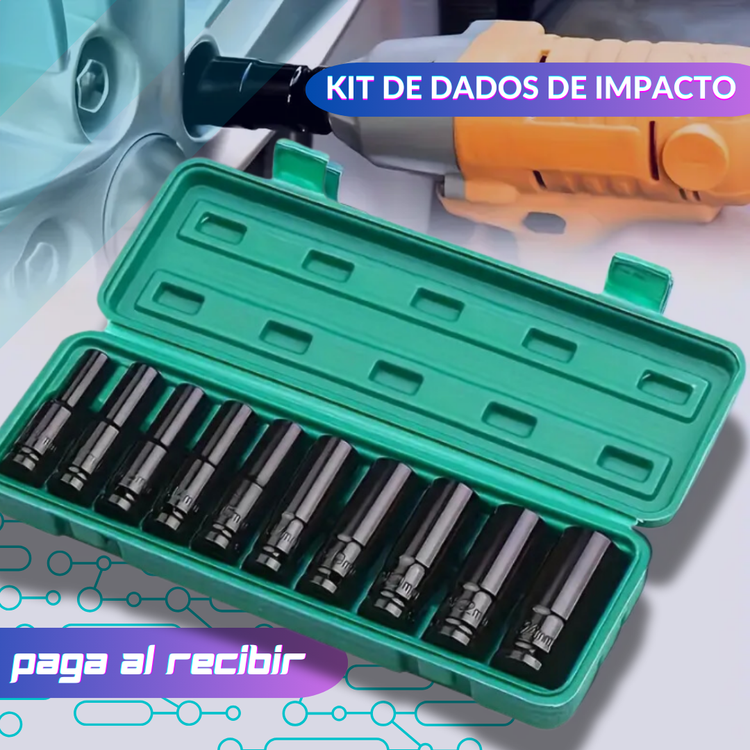 Kit de Dados de Impacto de Alta Resistencia 🔧