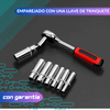 Kit de Herramientas 121 Piezas: Llaves, Dados y Puntas de 1/4