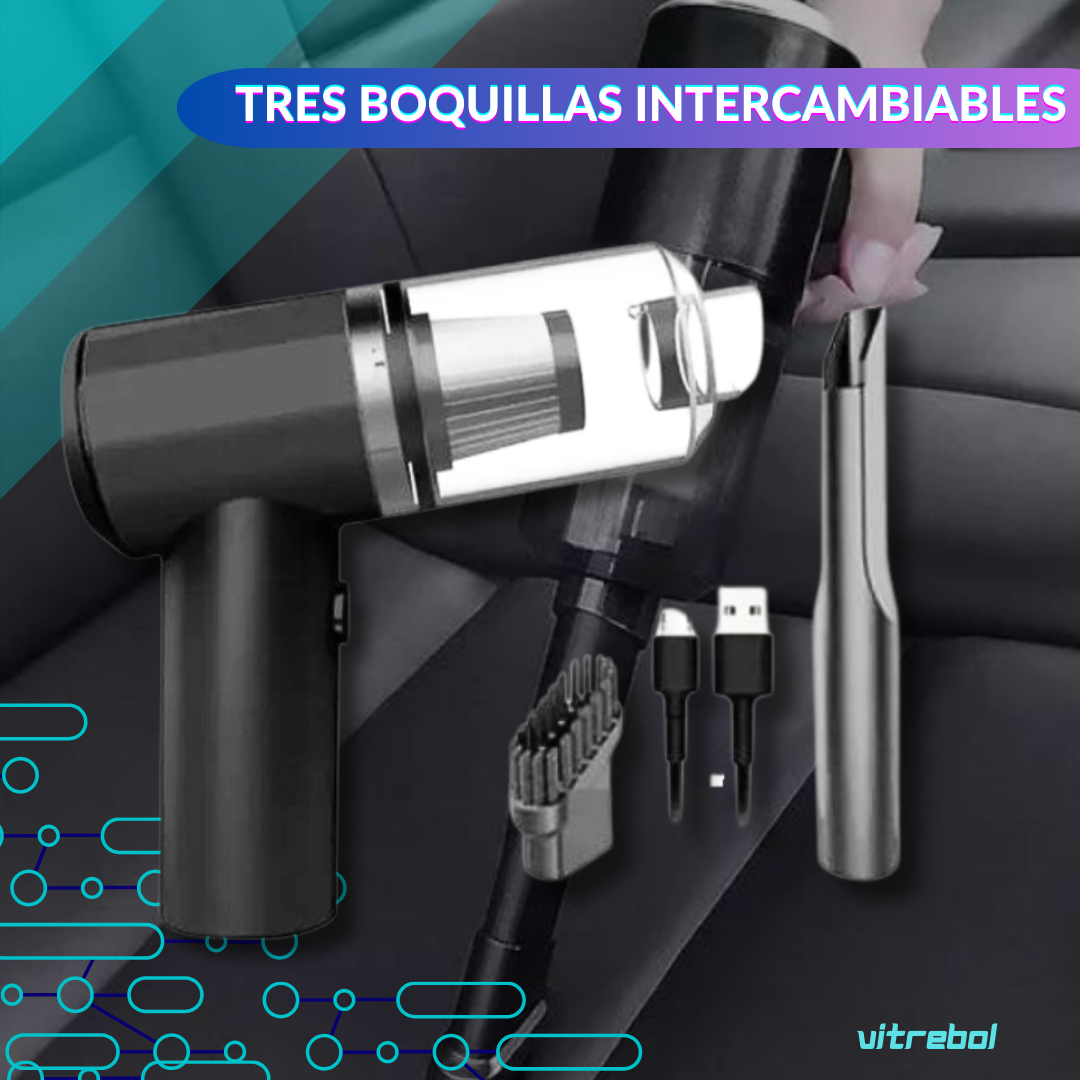 Miniaspiradora Portátil para Auto – Mantiene cada rincón impecable