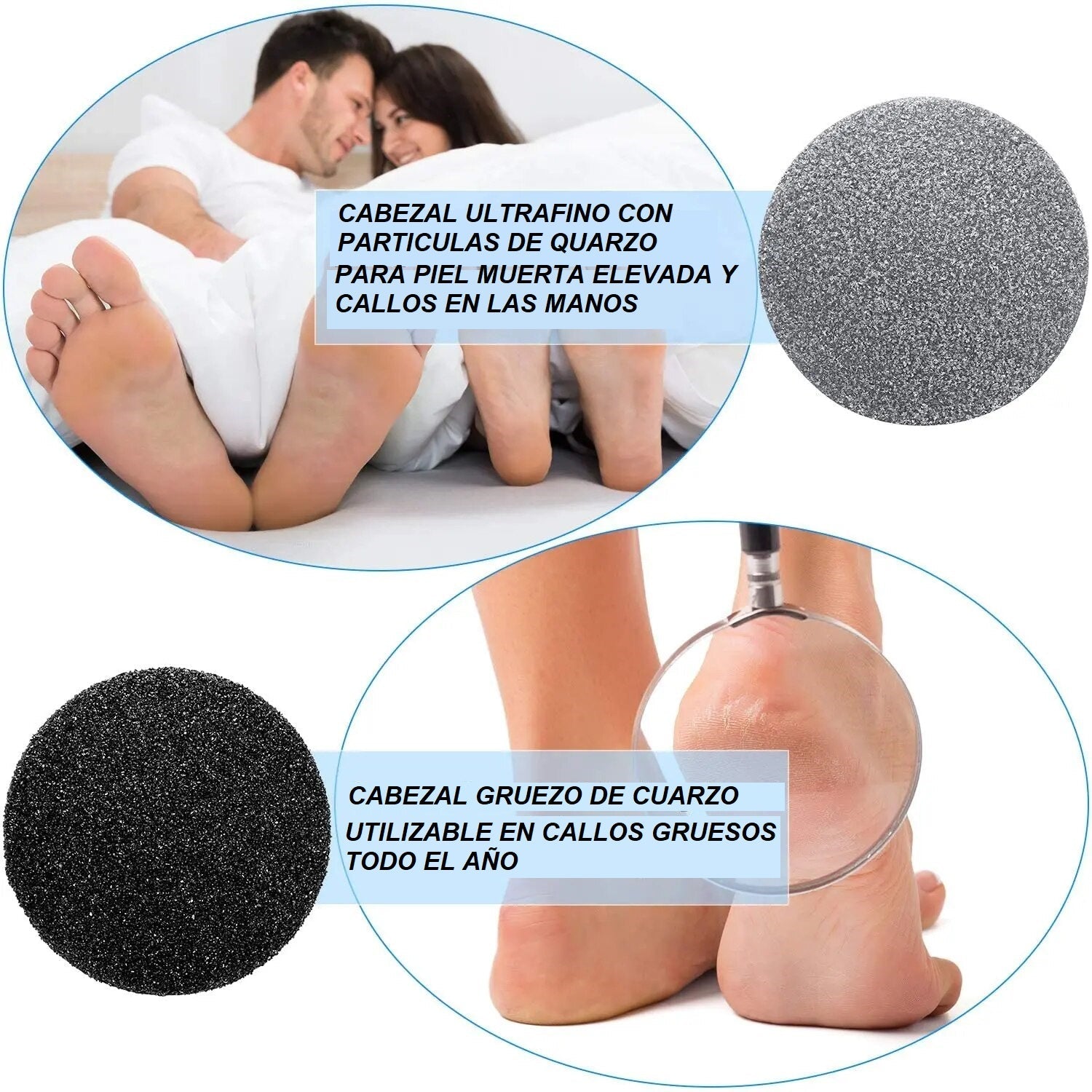 Removedor de callos eléctrico