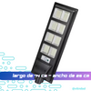 Lámpara con panel solar grande 400 watts - Potente y duradera.