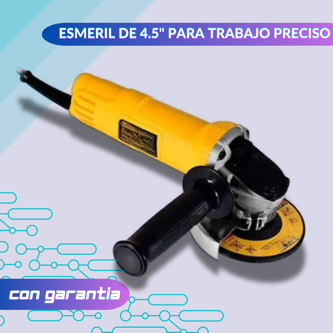Esmeril Angular Eléctrico 220V Potente con Disco 🔧