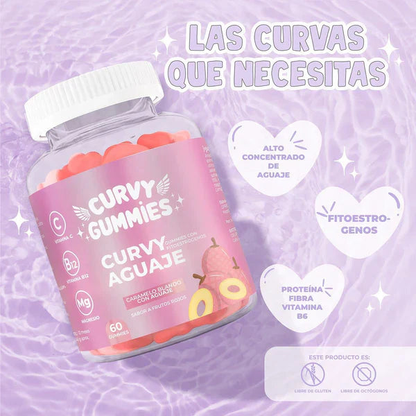 Curvy gummies - moldea tu figura de manera natural