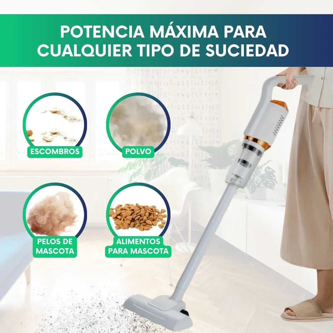 Aspiradora eléctrica recargable 2 en 1