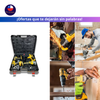 Kit de 4 Herramientas Inalámbricas - Taladro, Llave de impacto, Esmeril angular y RotoMartillo demoledor