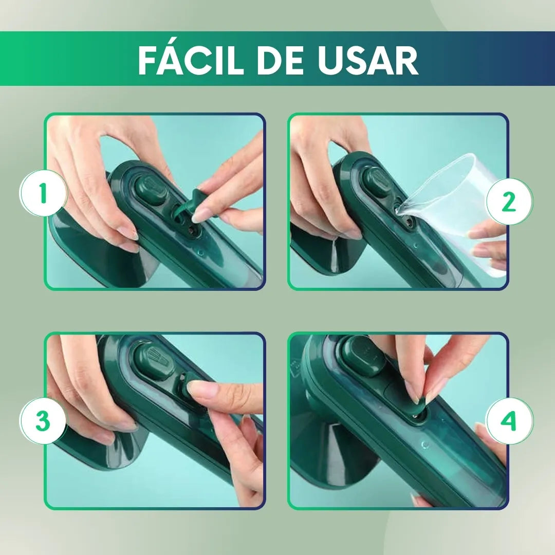 Plancha mini a vapor