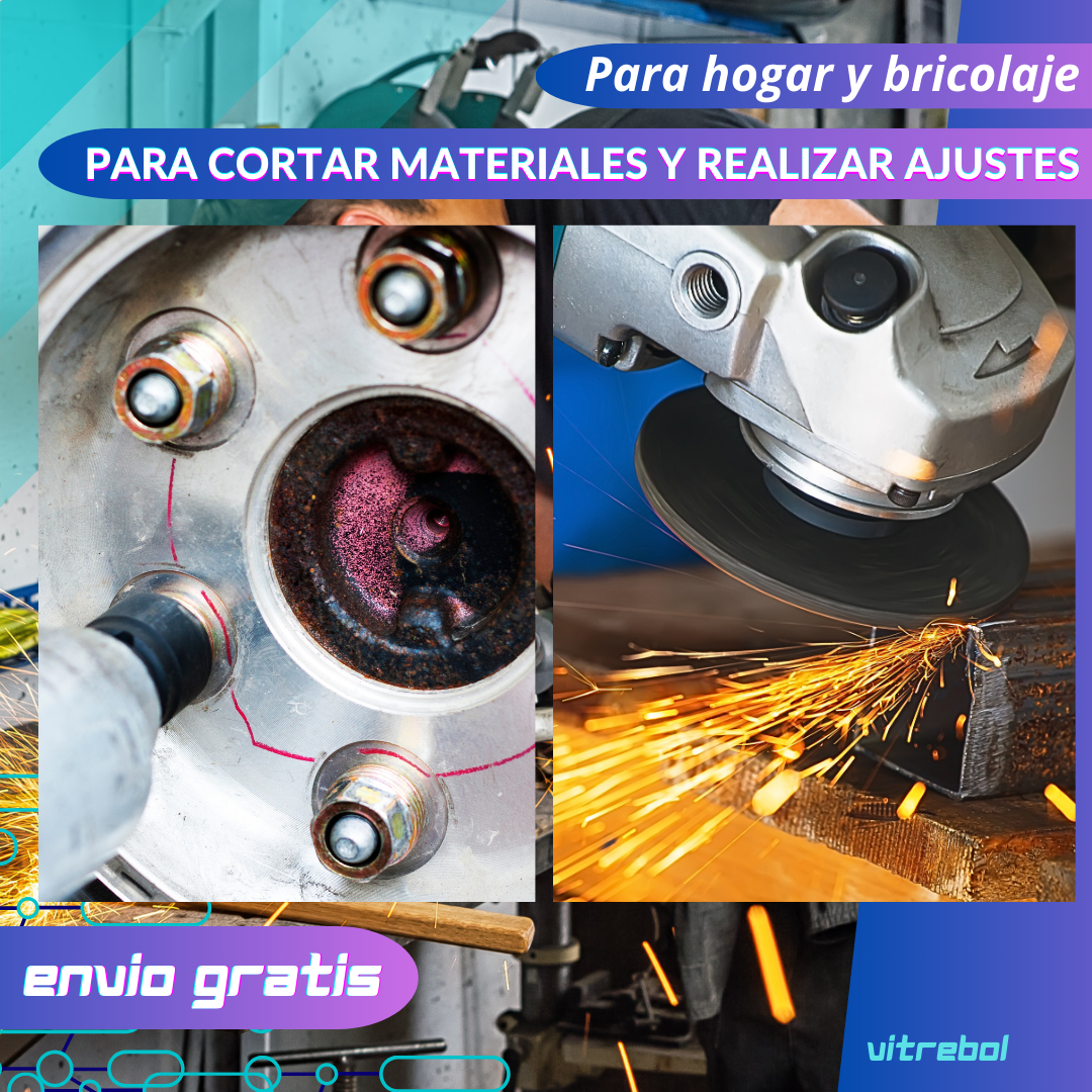 Juego De Herramientas 2 En 1 - Con Esmeril Angular y Llave de impacto - 2 baterías de 98v