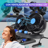 Pack de Cuidado para Auto x3 - Ventilador Doble - Miniaspiradora Portátil -  Pulverizador de Espuma