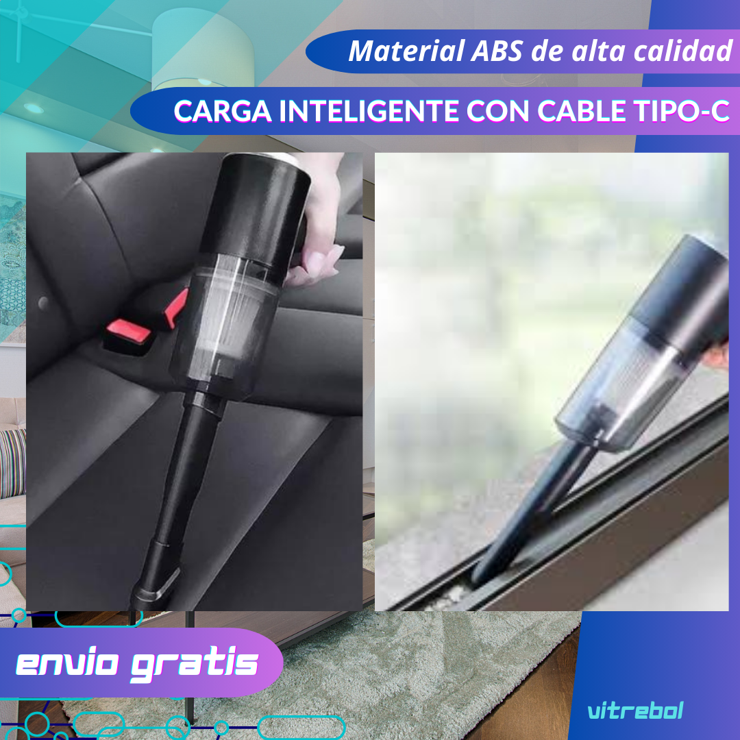 Miniaspiradora Portátil para Auto – Mantiene cada rincón impecable