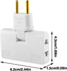 Enchufe Plano Giratorio 180º <span style=