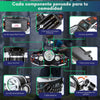 Linterna frontal 3 faros LED