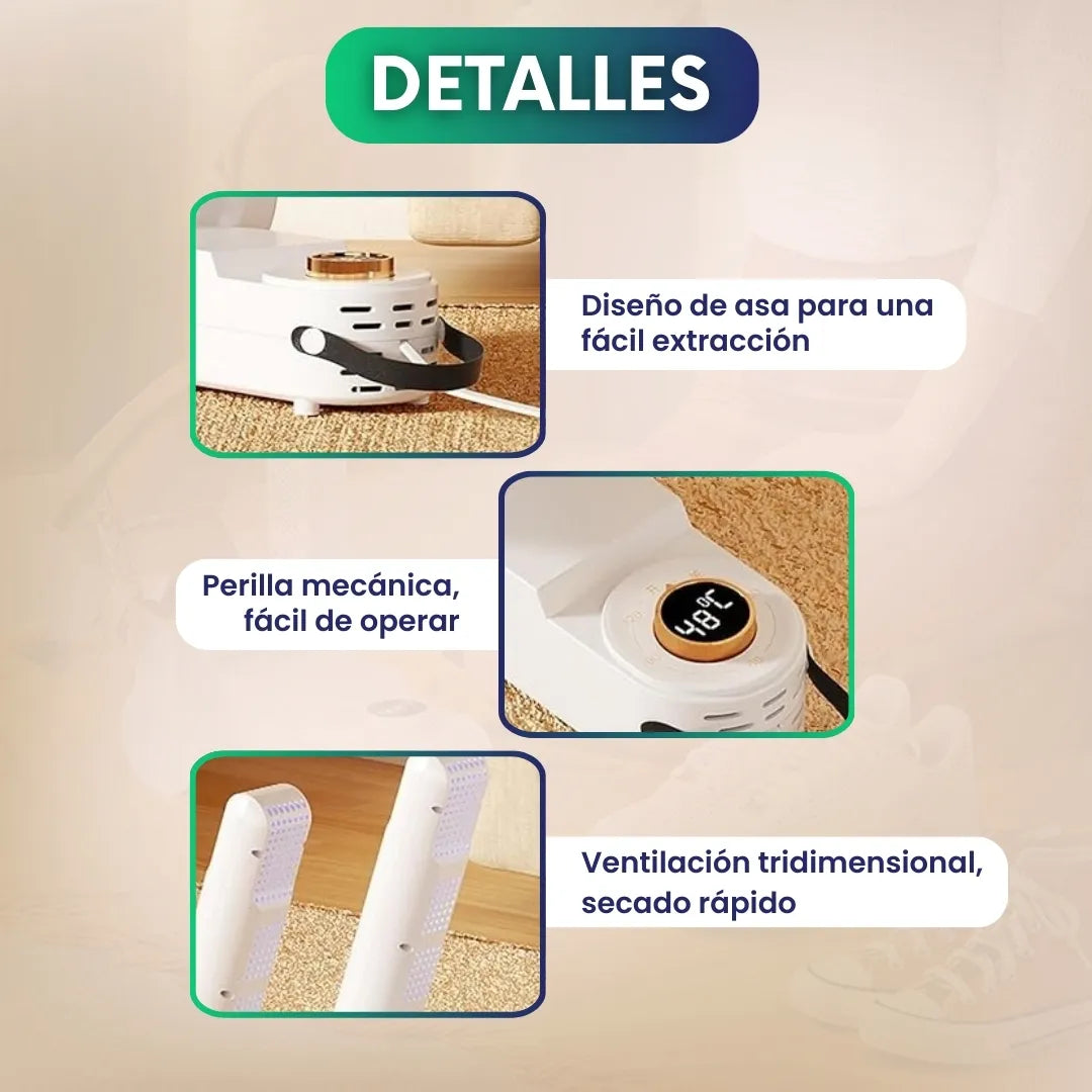 Secador Express de Zapatos con temporizador