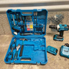 Potente Taladro Con Accesorios 98v Inalámbrico - tasbel