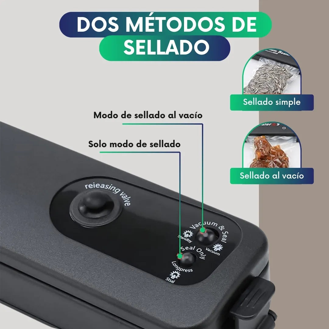 Maquina selladora al vacío + 10 bolsas de regalo