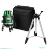 Nivelador Laser AUTO-NIVELANTE. 12 Líneas Verdes, Con trípode-360° Horizontal Y Vertical.