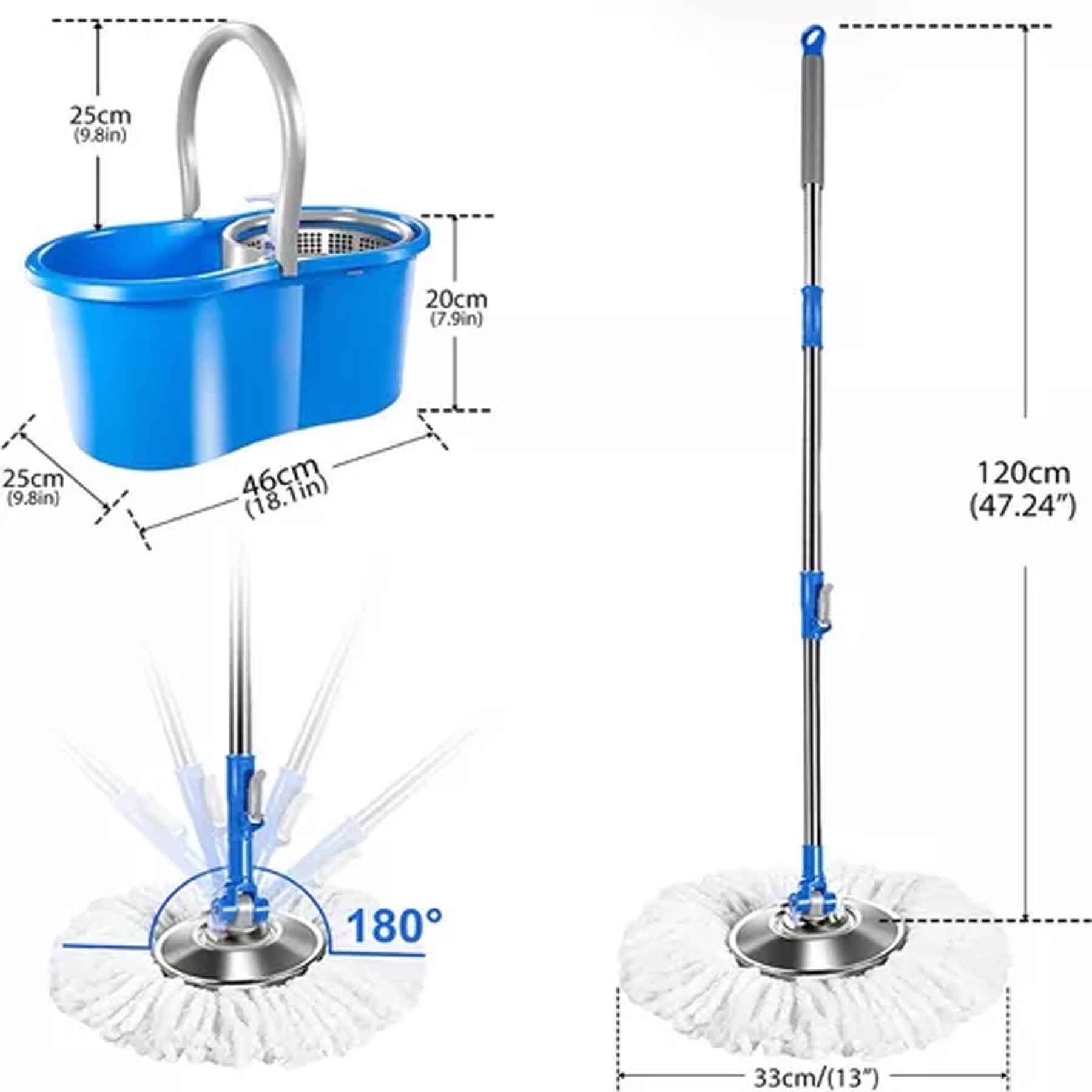 Mopa Giratorio Trapeador 360