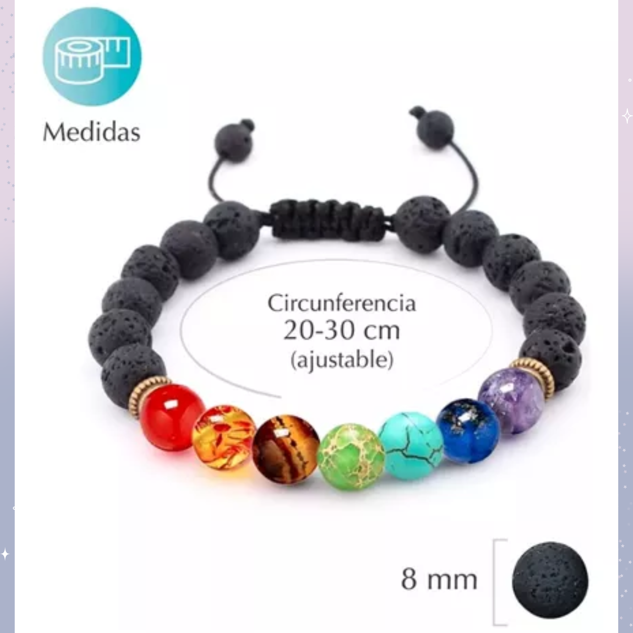 Pulsera 7 Chakras
