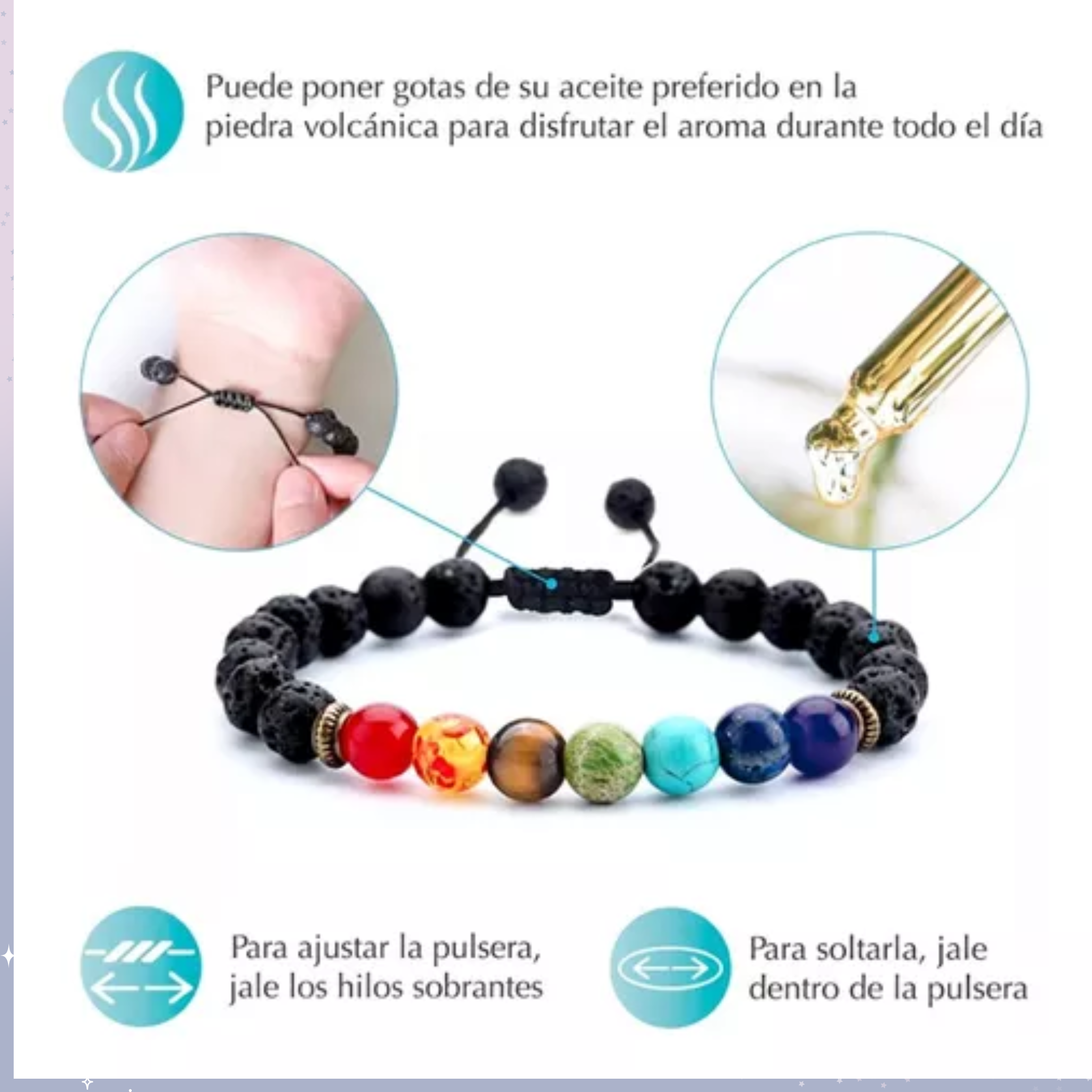 Pulsera 7 Chakras