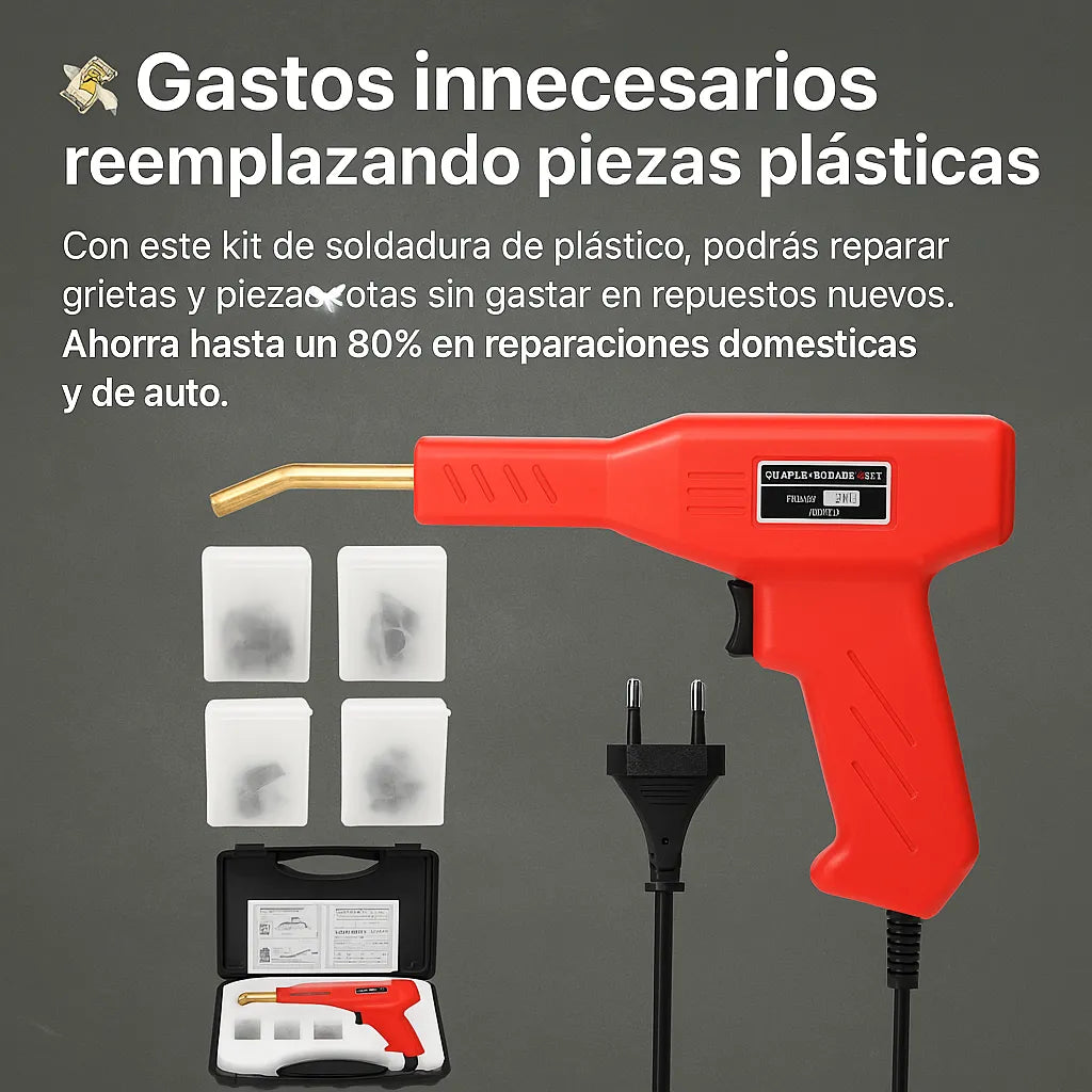 Kit Pistola soldadura de plástico + accesorios 🎁