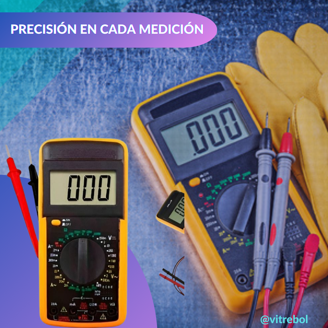 Multímetro Digital  perfecto, Facilita tu Trabajo  de medición