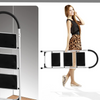 Escalera Plegable Piso 3 Peldanos Blanca - Segura y duradera