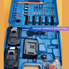 Llave Taladro de Impacto Inalambrico doble batería de 48v + Accesorios