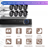 Sistema de Seguridad DVR con Disco Duro 1TB incluye 8 cámaras