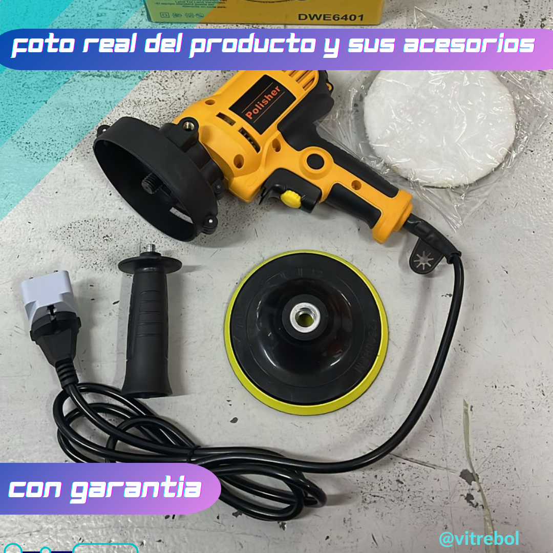Máquina Pulidora Eléctrica 220V: POLIHER - Auto Siempre Brilloso.