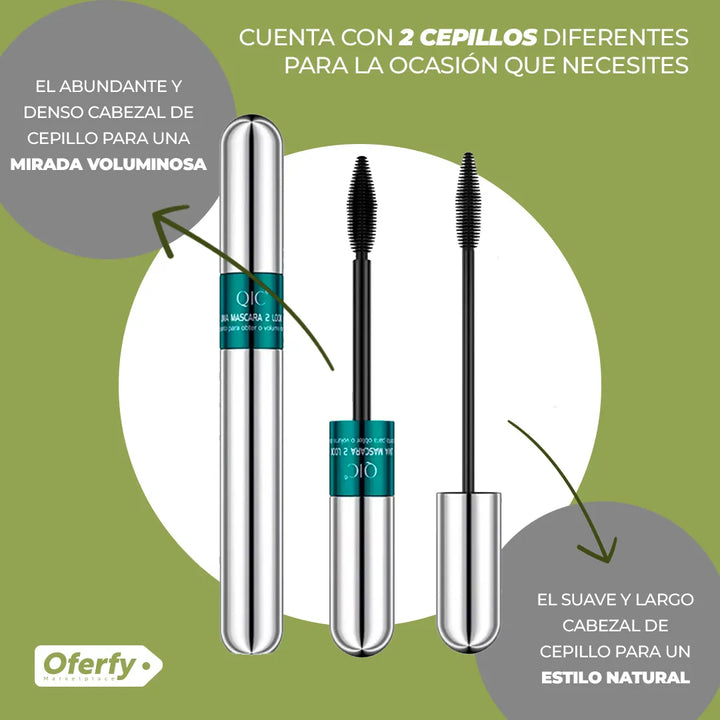 MASCARA DE PESTAÑAS QIC 4D ULTRA SHINE - (PAGO CONTRAENTREGA)