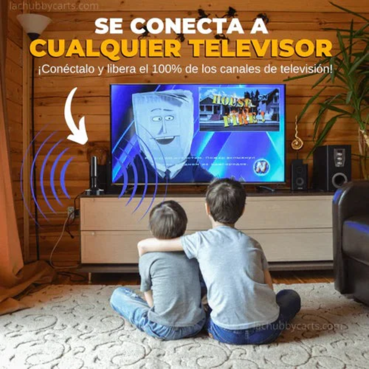 ANTENA HDTV 4K +12 mil canales GRATIS
