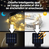 LUCES LED SOLARES PARA EXTERIORES 10m  - (PAGO CONTRAENTREGA)