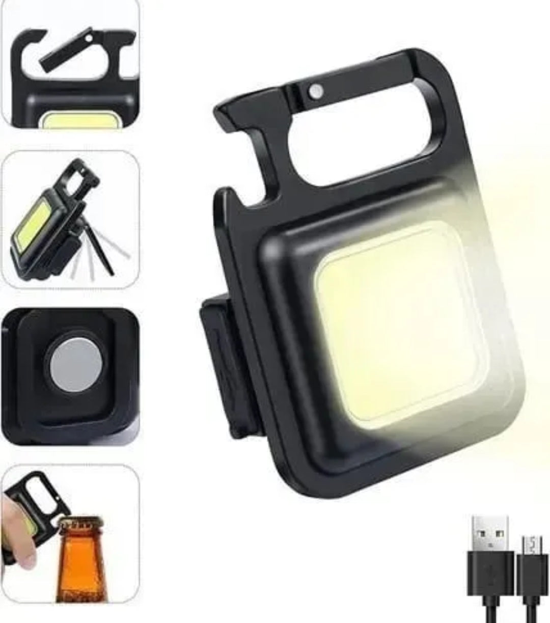 LLAVERO LED DESTAPADOR RECARGABLE USB 2