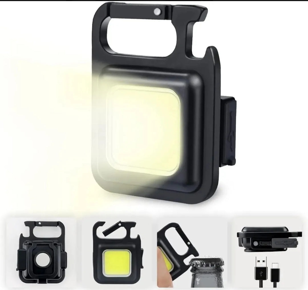 LLAVERO LED DESTAPADOR RECARGABLE USB 2